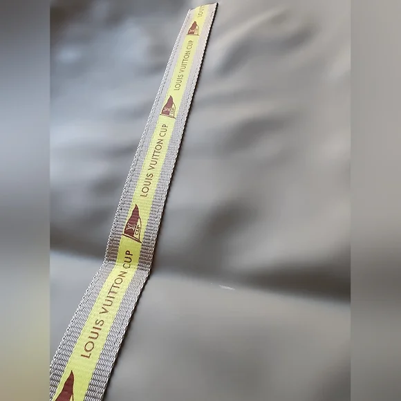 Louis Vuitton Cup Gray Tote with Yellow Strap (2 Piece) - Authencity Cert Incl. - Picture 16 of 16